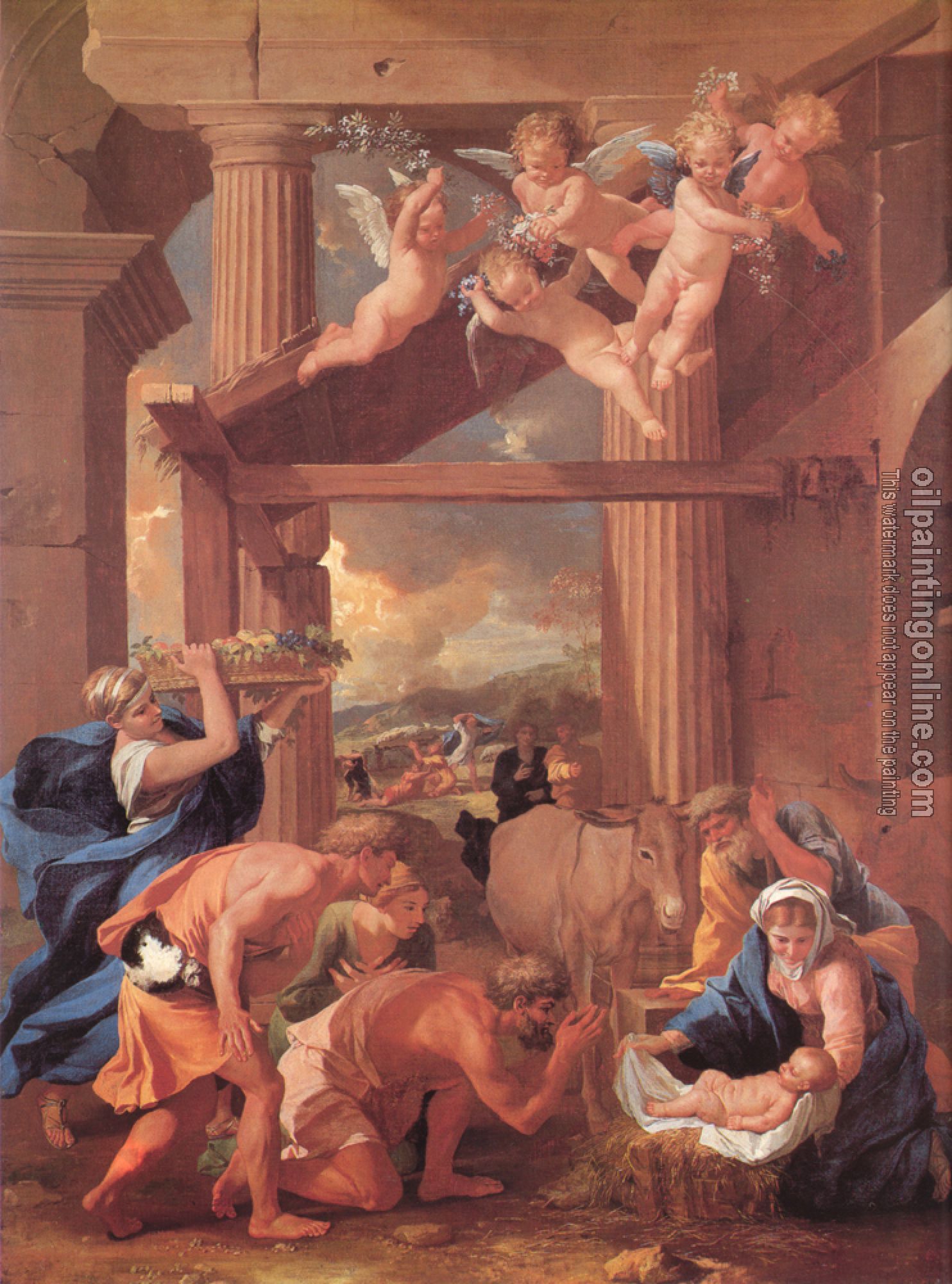 Poussin, Nicolas - The Adoration of the Shepherds
